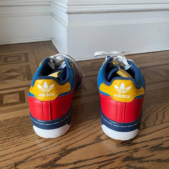 adidas Human Made x Rivalry Low 'Scarlet Aqua' - Picture 5 of 6